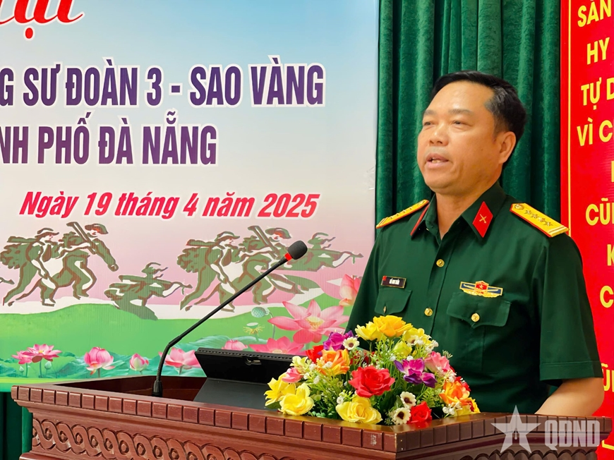 Đà Nẵng: Gặp mặt kỷ niệm 60 năm Ngày truyền thống Sư đoàn 3 